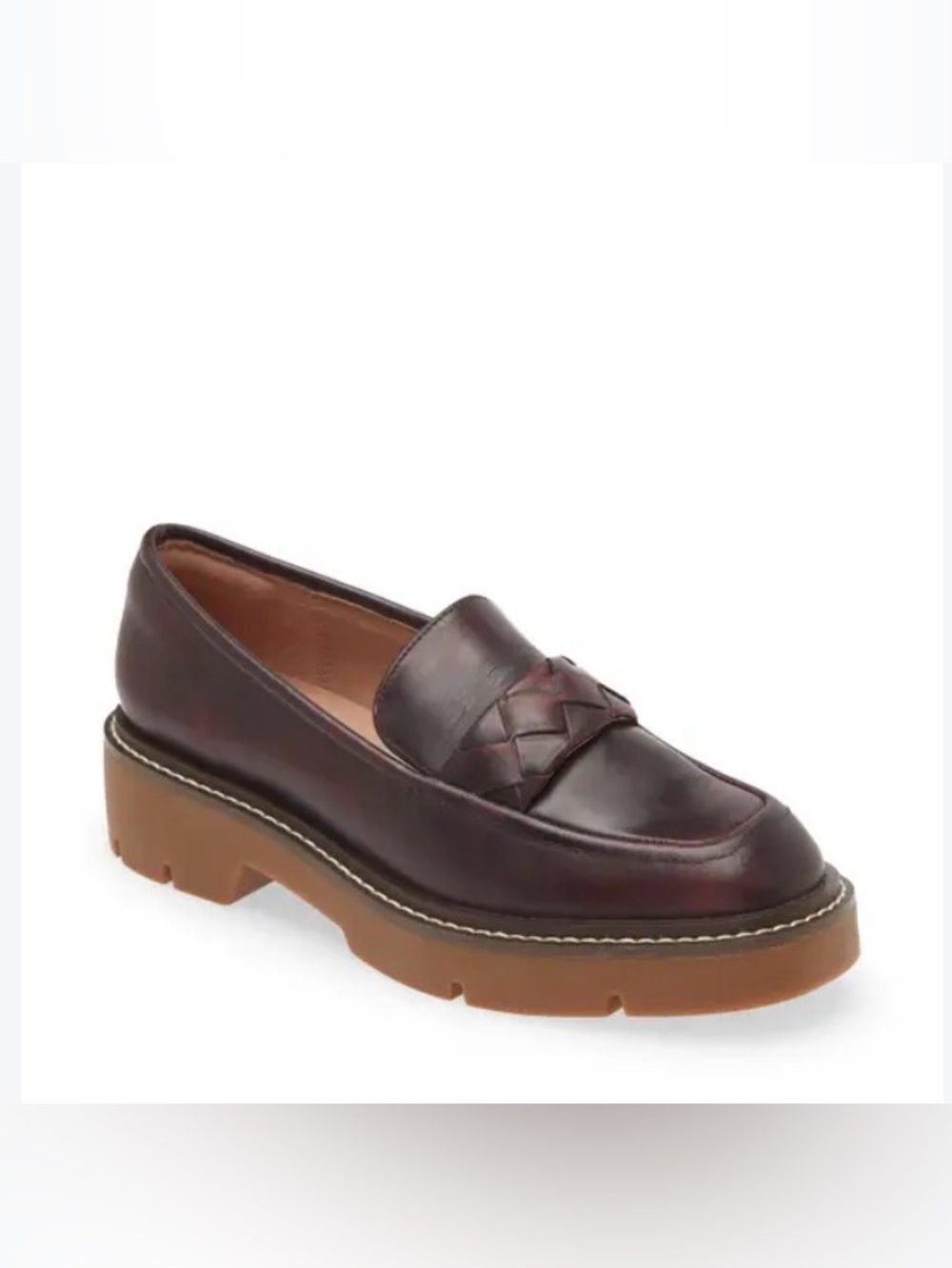 Nordstrom Notorie Loafers – Burgundy Leather – Women’s 6.5 Brand New